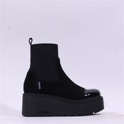 Marco Moreo Vale Stretch Toe Cap Boot - Black Suede - 3