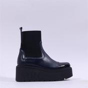 Marco Moreo Vale Stretch Toe Cap Boot - Navy Leather - 3