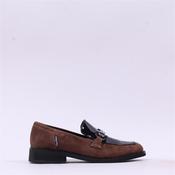 Marco Moreo Maura Link Loafer - Brown Suede - 3 image
