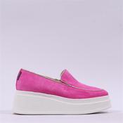 Marco Moreo Dublin Slip On Trim Wedge - Pink Suede - 3 image