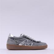 Marco Moreo Berlino Frill Trainer - Grey Suede - 4