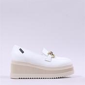 Marco Moreo Stockholm Link Platform Shoe - White Gold Leather - 6