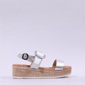 Oh My Sandals Ring Espadrille Platform - White Combi - 36