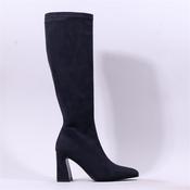 Pedro Anton Glasgow Knee High Heel Boot - Navy Suede - 36 image