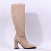 Pedro Anton Glasgow Knee High Heel Boot - Tobacco Suede - 36 image