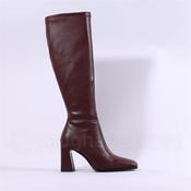Pedro Anton Glasgow Knee High Heel Boot - Wine Stretch - 35