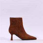 Pedro Anton Goldie High Heel Ankle Boot - Tobacco Suede - 36 image
