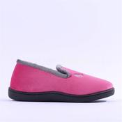 Plumaflex Ladies Closed House Slipper - Pink Grey - 36