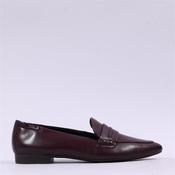 Paul Green Pointed Toe Penny Loafer - Wine Leather - 4