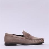 Paul Green Ruched Toe Penny Loafer - Beige Suede - 4 image