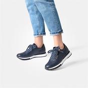 Paul Green Side Zip Laced Multi Trainer - Dark Navy - 4.5