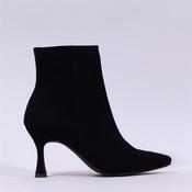Paul Green High Heel Ankle Boot - Black Suede - 3 image