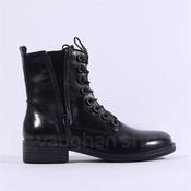 Regarde Le Ciel Roxana Glitter Zip Boot - Black Leather - 37