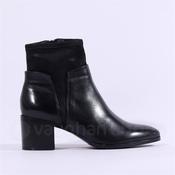Regarde Le Ciel Taylor Stretch Cuff Boot - Black Leather - 40