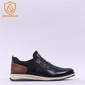 Rieker Men Rudi Elasticated Lace Shoe - Black Tan - 41 image