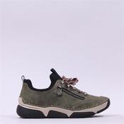 Rieker Laced Comfort Shoe - Green - 37