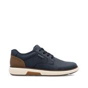 Rieker Plain Toe Laced Casual Shoe - Navy Tan - 43 image