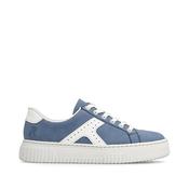 Rieker Morelia Laced Platform Trainer - Blue - 38