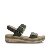 Rieker Double Velcro Strap Sandal - Moss - 37 image