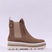 Rieker Platform Ankle Boot With Side Zip - Brown - 37