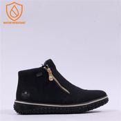 Rieker Tex Twin Zip Fleece Lined Boot - Black - 37