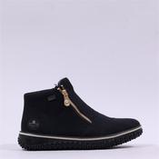 Rieker Tex Twin Zip Fleece Lined Boot - Black - 37 image