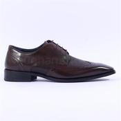Tommy Bowe Lavington Wing Tip Shoe - Brown Leather - 7 image