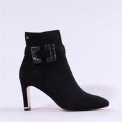 Una Healy Darlin Jewel Brooch Ankle Boot - Vinyl - 36