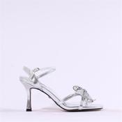 Una Healy Kiss An Angel Bow High Heel - Chrome - 40