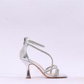 Una Healy Outlaw Glitter Strap High Heel - Chrome - 36 image