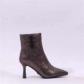 Una Healy Wild Cat Pointed Ankle Boot - Bronze Snake - 36 image