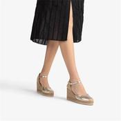 Unisa Castilla Espradrille Wedge Strap - Gold Leather - 41