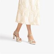Unisa Onoa Platform High Heel Sandal - Gold Leather - 41