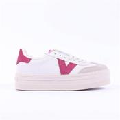 Victoria Barcelona Platform Suede T Toe - Frambuesa - 36 image