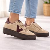 Victoria Barcelona Platform Suede - Beige - 36 image