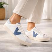 Victoria Berlin V Laced Two Tone Trainer - Azul - 36