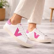 Victoria Berlin V Laced Two Tone Trainer - Fuchsia - 36