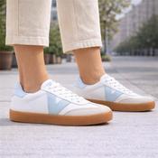 Victoria Gumsole Laced T Toe Trainer - Celeste - 38 image