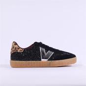 Victoria Berlin Laced Glitter Trainer - Black Leopard - 41