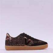 Victoria Berlin Laced Glitter Trainer - Mocha Sparkle - 37 image