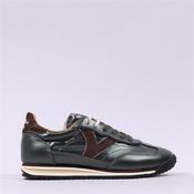 Victoria Saturno Laced Retro Trainer - Khaki Metallic - 37