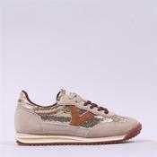 Victoria Saturno Sparkle Retro Trainer - Beige Combi - 37
