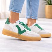 Victoria Suel Gum Sole Platform Trainer - Verde - 36 image