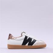 Wonders Nubia Gumsole Laced Trainer - White Leopard - 36