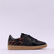 Wonders Nubia Gumsole Laced Trainer - Black Leopard - 36 image