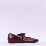 Wonders Triana Hidden Wedge Bow Pump - Burgundy Leather - 36 image