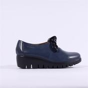 Wonders San Marino Bow Tie Wedge - Navy Patent Combi - 36