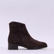 Wonders Bonjour Low Heel Ankle Boot - Brown Suede - 36 image