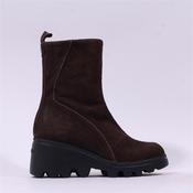 Wonders Toronto Wedge Boot - Brown Suede - 37