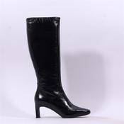 Wonders Vita High Heel Knee High Boot - Black Leather - 36 image